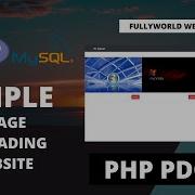 Simple Image Uploading Website Using PDO PHP PHP Tutorials