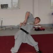 Master Shi Yan Hao Three Section Staff Form