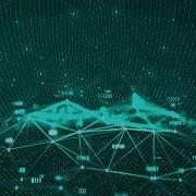 Digital Data Network Loop 10 Minute Loop 4K Tech Background