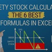 6 Best Safety Stock Formulas Calculation Examples In Excel Full TUTORIAL