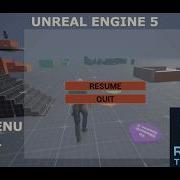 UE5 Unreal Engine Pause Menu Part 1 Modular Buttons Using AGLS For Tutorial Example