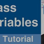 Class Variables I E Static Member Variables C Tutorial