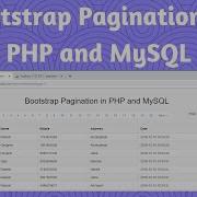 Bootstrap Pagination In PHP And MySQL With Dynamic Limit