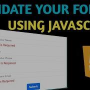 Form Validation Using JavaScript For Beginners HTML CSS JavaScript Tutorial