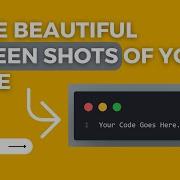 Take Beautiful Screenshots Of Code In VS Code Code With Ali