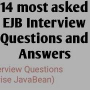 14 Most Asked EJB Interview Questions And Answers