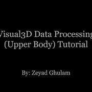 Visual3D Upper Body Processing Tutorial