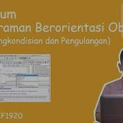 Pemrograman Berorientasi Objek Pertemuan 4 Perulangan Pengkondisian Pada Java