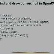 How To Find And Draw Convex Hull In OpenCV Python
