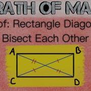 Proof Rectangle Diagonals Bisect Each Other