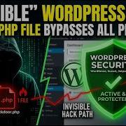 The Invisible WordPress Hack Why 1 PHP File Bypasses ALL Security Plugins Hacking CyberSecurity