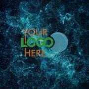 Magic Particles Logo Reveal Intro V2 Blue