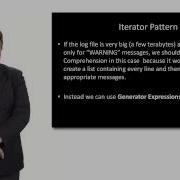 Python Iterator Pattern Generators