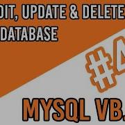 MYSQL VB NET 4 ADD EDIT UPDATE DELETE MYSQL DATABASE