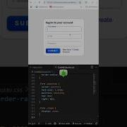 Simple Sign In Form UI Using HTML CSS Webdevelopment Coding Htmlcss Shorts
