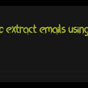 How To Extract Emails Using Python