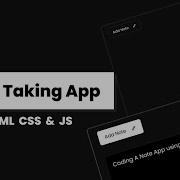 Learn To Build A Note Taking App With HTML CSS And JavaScript LocalStorage Tutorial