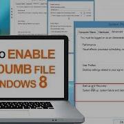 How To Enable Mini Dump File In Windows 8 Computer Networking Basics Computer Technology