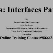 Java Interfaces Part II