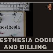 Anesthesia Coding And Billing