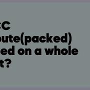 Is GCC Attribute Packed Allowed On A Whole Struct 1 Answer