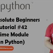 Time Module In Python Python Tutorials For Absolute Beginners In Hindi 42