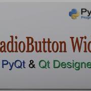 PyQt Qt Designer Kurs QRadioButton Widget 013
