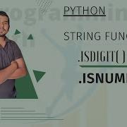 String Isdigit Function String Isnumeric Function In Python Hindi String Isdigit Avitsupaul