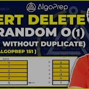 Leetcode Insert Delete GetRandom O 1 With Without Duplicates Solving AlgoPrep 151 Nishant Chahar