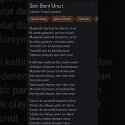 Sen Beni Unut Karaoke