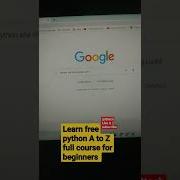 Python Full Course A To Z Python Fullcourse Free Google Drive