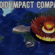 Asteroid Impact Size Comparison On The Earth