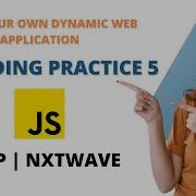 JS Coding Practice 5 JavaScript Arrays And Objects NxtWave CCBP JS