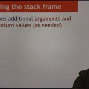 Frame Pointer And The Stack Frame