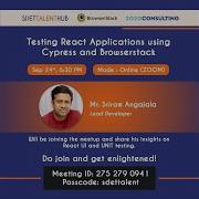 React UNIT TESING USING CYPRESS IO