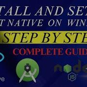 How To Setup React Native Environment And Create First App In Windows Node Android Studio And JDK