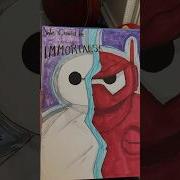 Drawing Baymax From Big Hero 6 Immortals Baymax Bigherosix Art Alcoholmarker Disney