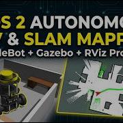 ROS 2 TurtleBot Autonomous Navigation SLAM Mapping Obstacle Avoidance In Gazebo