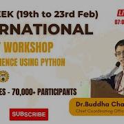DAY 5 INTERNATIONAL STUDENT WORKSHOP ON DATA SCIENCE USING PYTHON