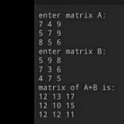 Calculate Sum Of Two Matrix In C Shorts Shortvideo Youtubeshorts Viral