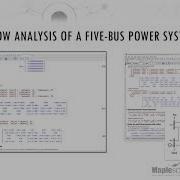 Using Maple For Electrical Power Systems Engineering