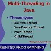 96 Non Daemon Thread Daemon Thread Main Thread Child Thread Types In Java