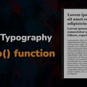 Адаптивный шрифт с помощью функции Clamp CSS Fluid Typography Clamp Function CSS