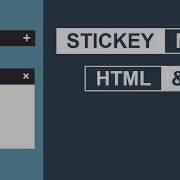 Sticky Notes Using HTML CSS Web Coder