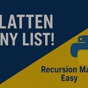 26 Flatten Any List In Python Recursion Made Easy