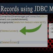 Delete Data From Java Mysql Simple Example To Delete Record From Database Using Jdbc Mysql In Java