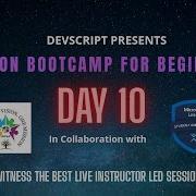 Python BootCamp DAY 10 DevScript