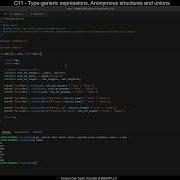 C11 Type Generic Expressions Anonymous Structures And Unions