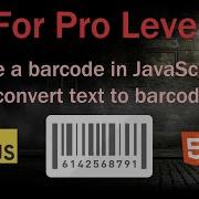 How To Create A Barcode In JavaScript To Convert Text To Barcode