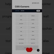 All Type Of Cursors In HTMl CSS Css